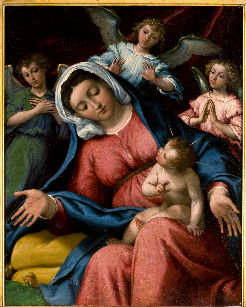 Lorenzo Lotto Madonna delle Grazie, 1542-46 cm Tavola, 39x32 cm San Pietroburgo, Museo Statale Ermitage